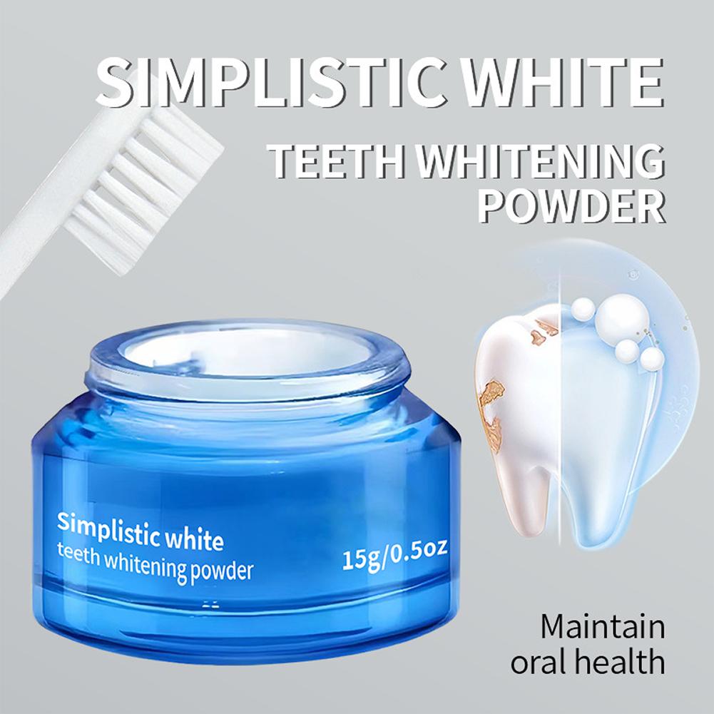 Teeth Whitening Near Me - ผงฟอกฟันขาว 15 กรัม ปลอดภัยต่อเคลือบฟัน ดูแลช่องปาก ผงฟอกฟัน